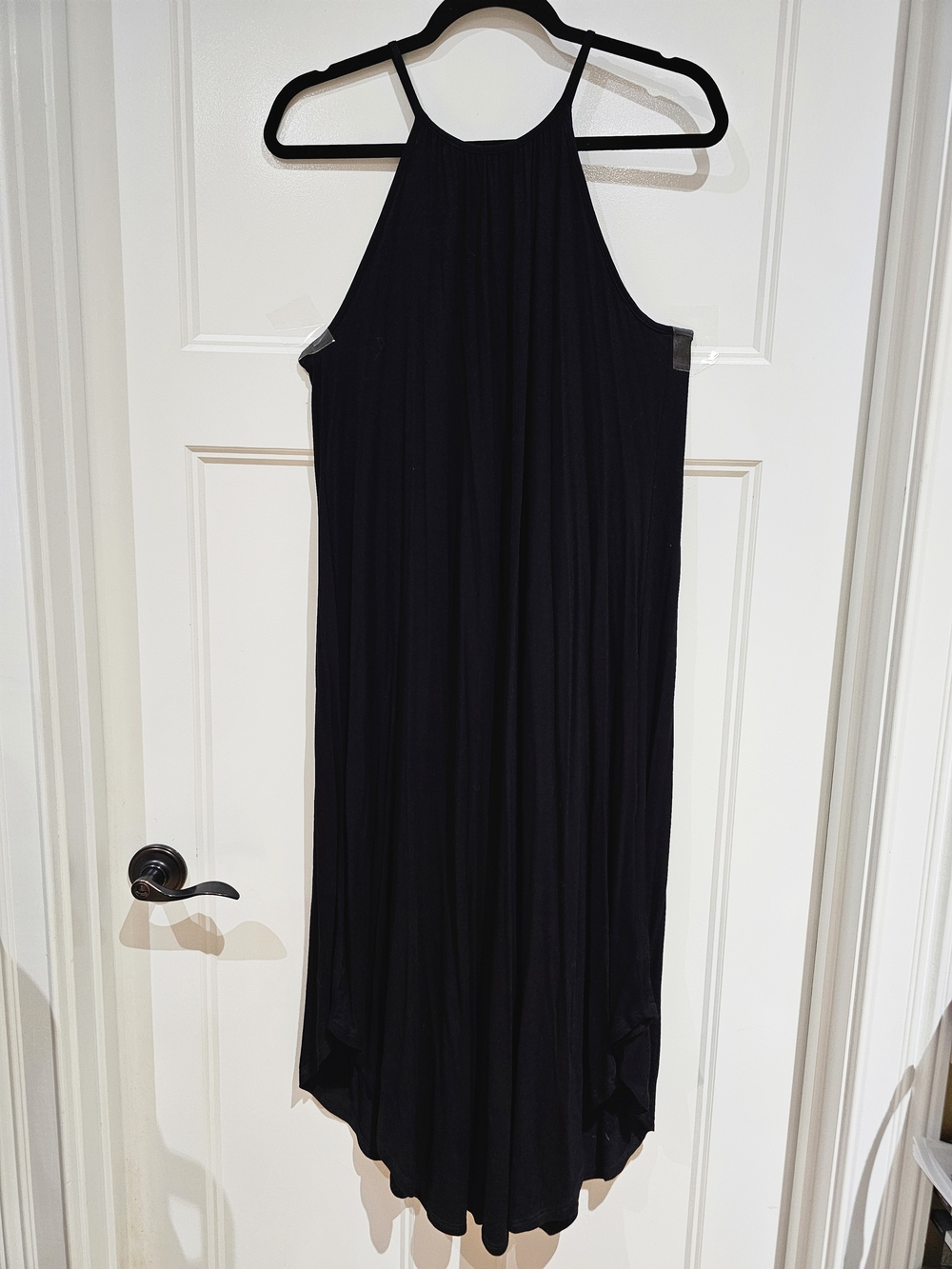 Halter Maxi Dress in Black, NWT